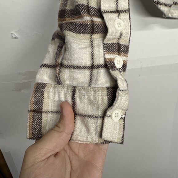 American Eagle Outfitters women’s cropped flannel Size Small - Picture 3 of 9